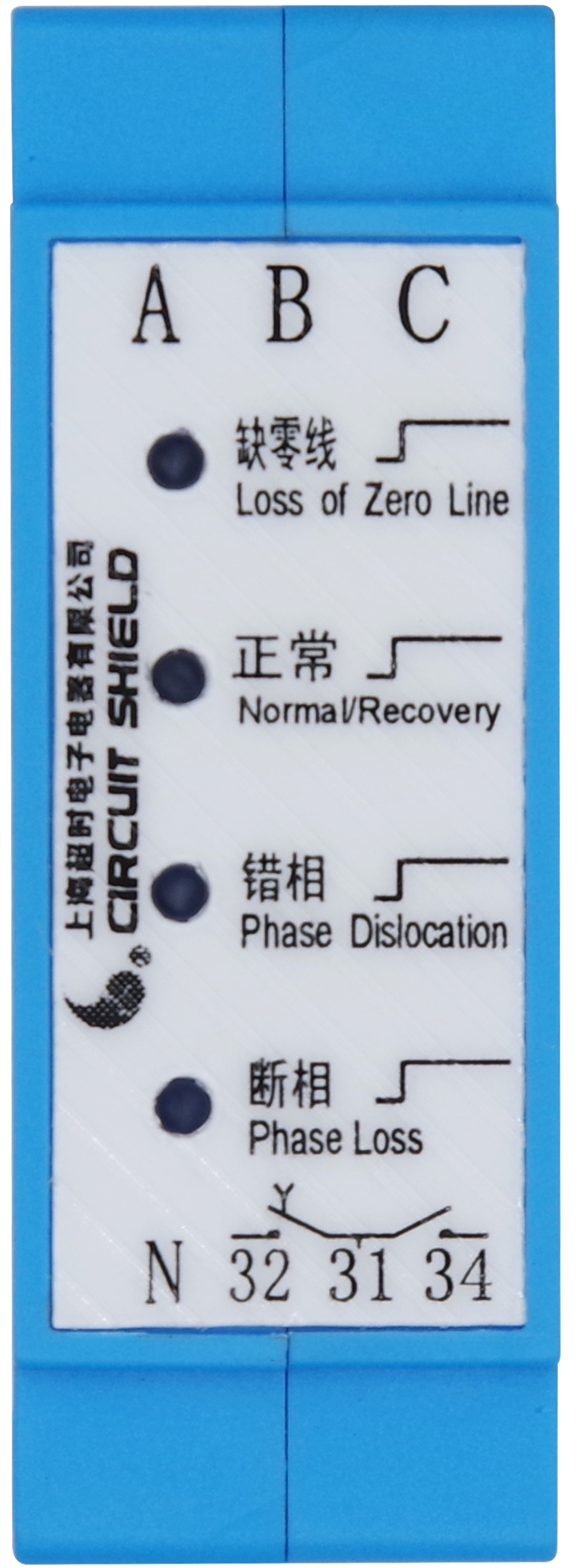 Abj2-02wj/k/l + 12wj/k/l Phase Sequence Protector For Tripping Circuit Breakers/tripping Leakage Protectors Application: Industrial