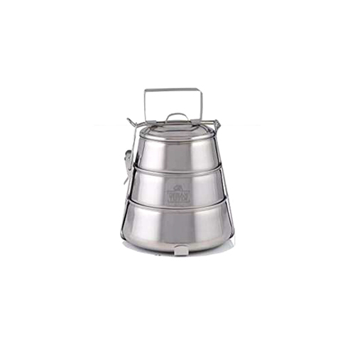 Silver Bally Pyramid Tiffin