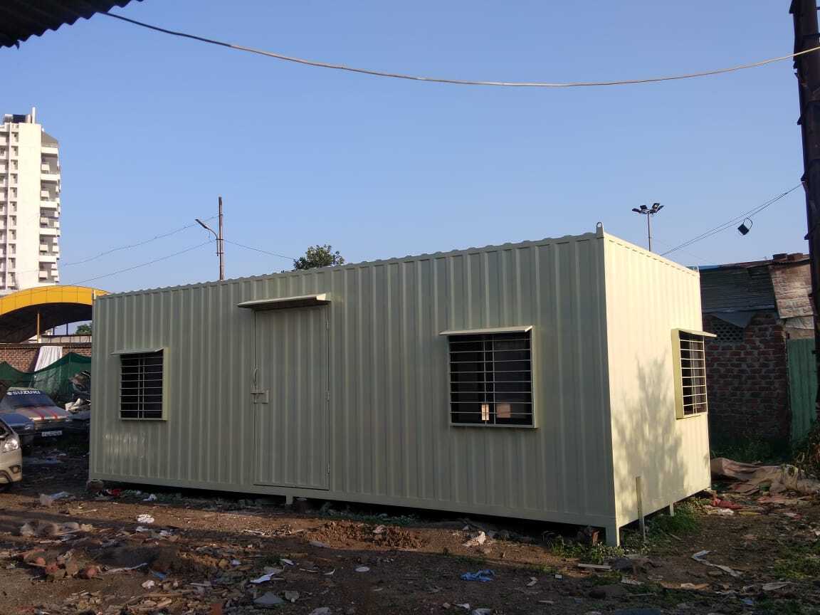 Ms Portable Cabin - Mild Steel, Pvc Construction, Customized Color Options | Ideal For Hotels, Offices, Guard Houses, Toilets, Workshops With Strong Wind And Earthquake Resistance