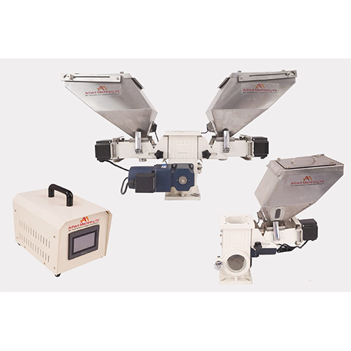 Color Dose Mixer - White Semi-Automatic Industrial Mixer | Electric Power Source, 1-Year Warranty