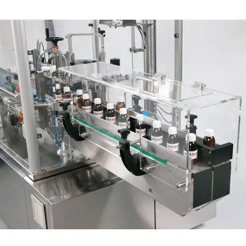 SS Pharmaceutical Labelling Machine - Stainless Steel, 220V Electric Power | Automatic Grade, High-Speed Labelling for Vials and Bottles, 1-Year Warranty