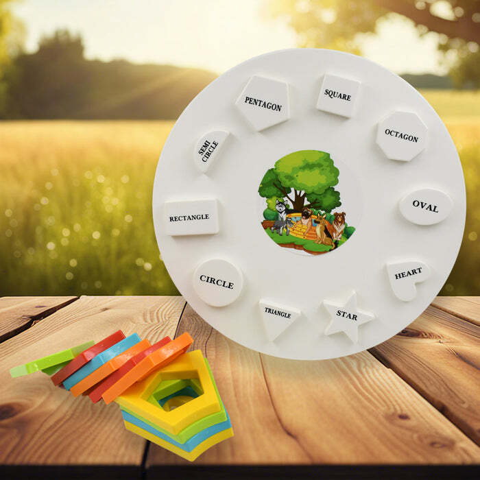 Click To Expand Big Shape Round Puzzle Toy Educational Toy