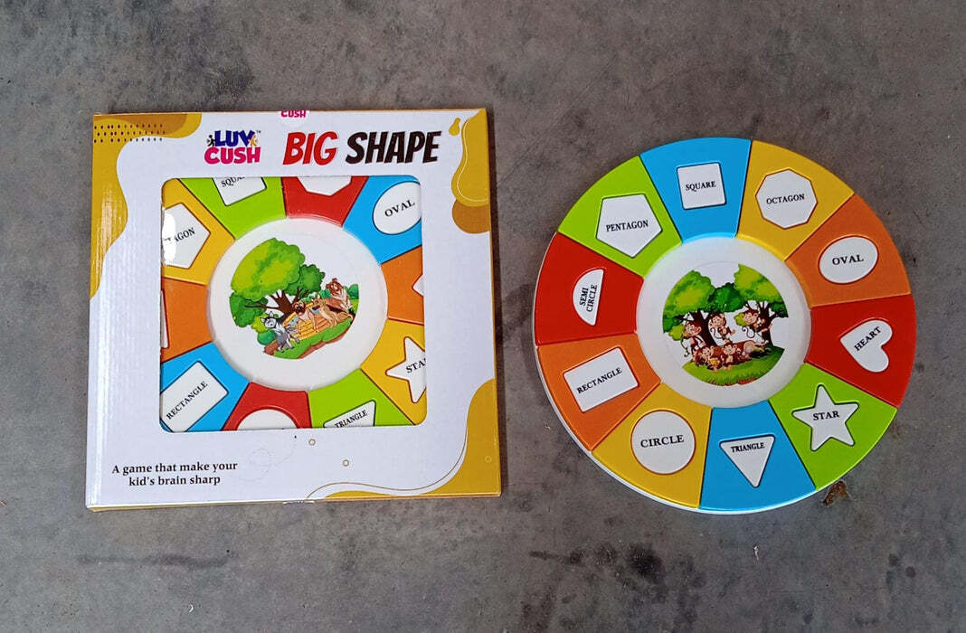 Click To Expand Big Shape Round Puzzle Toy Educational Toy