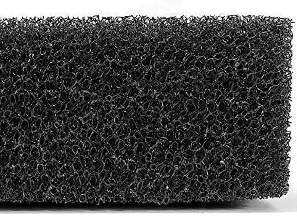 Filter Foam - Fire Retardant, 1000x2000mm, Black | Lightweight, Soft, Stretchable, Reticulated Filters 10ppi-80ppi For Hvac & Automobiles