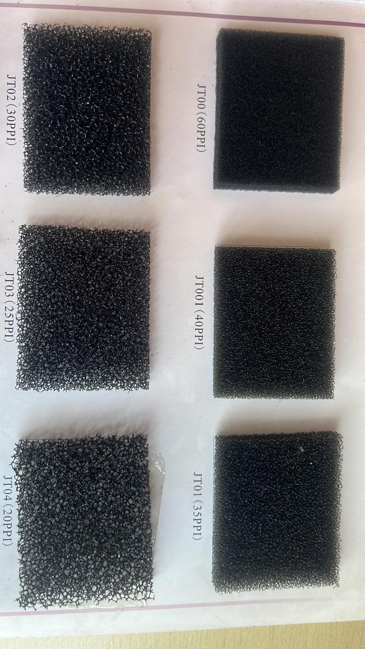 Filter Foam - Fire Retardant, 1000x2000mm, Black | Lightweight, Soft, Stretchable, Reticulated Filters 10ppi-80ppi For Hvac & Automobiles
