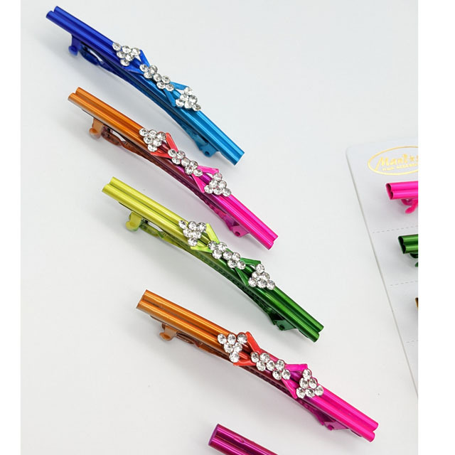 Metal Hair Clip - Metal, Multi-colored | Suitable For Personal & Professional Use, Ideal For Baby Girls, Girls, And Women