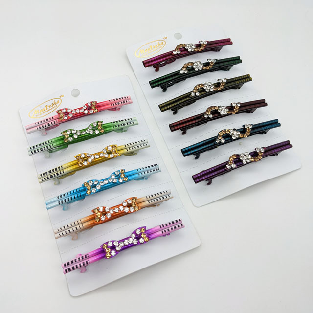 Metal Hair Clip - Metal, Multi-colored | Suitable For Personal & Professional Use, Ideal For Baby Girls, Girls, And Women