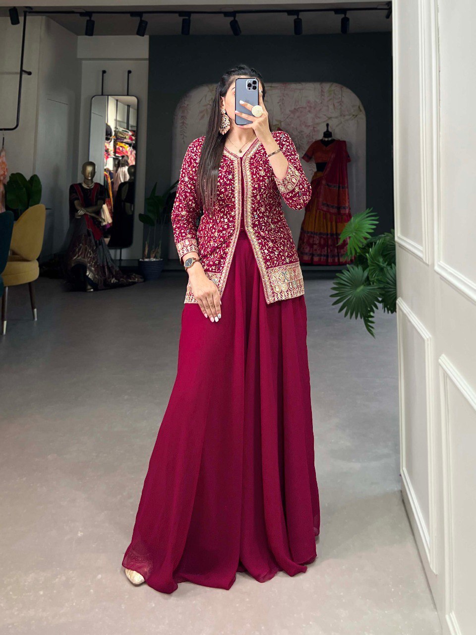 Sharara Suit - Color: Pink