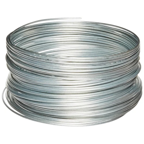 Galvanized Iron Wire - 3mm Dia, Silver Color | Industrial Multi-Functional GI Wire with Warranty