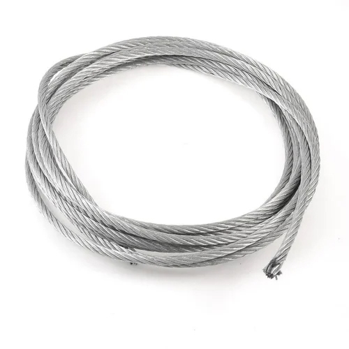 GI Stay Wire - Galvanized Iron, 3mm Diameter, Silver Color | Multi-Functional Industrial Wire with Warranty for Versatile Applications