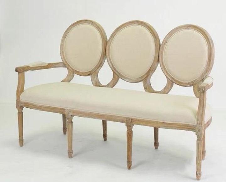Oc-2954 Oak Wood With Linen Fabric Occasional Chair Wedding Chair Rental - Color: Different Available