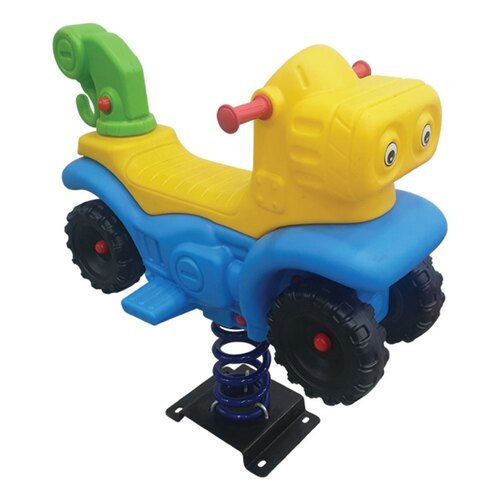 प्लेज़ग्राउंड के लिए डुअल कलर क्रेन स्प्रिंग राइडर