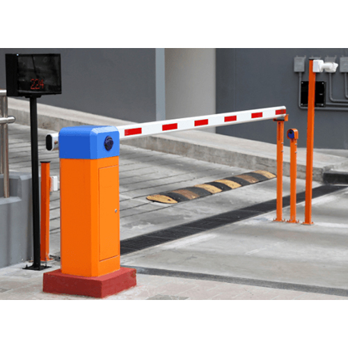 Road Boom Barrier - Electric Powered, Multicolor Design | Commercial Use, Warranty Included, No Alarm