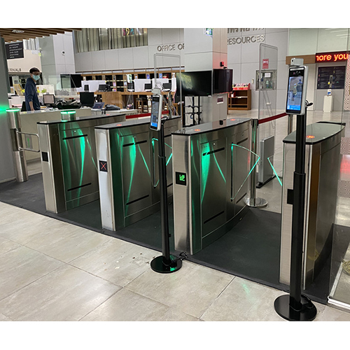 Electric Flap Barrier - Color: Silver