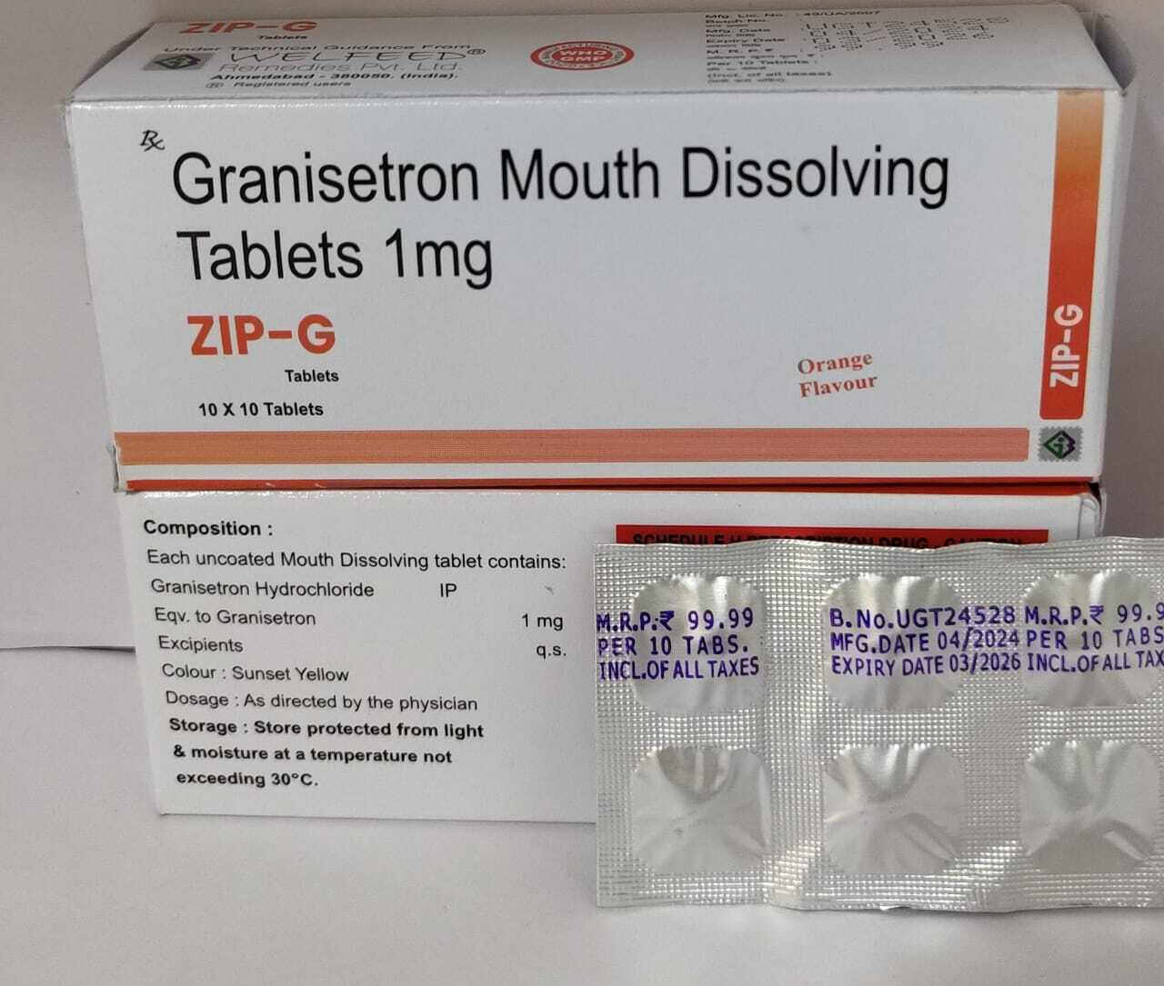 Granisetron Tablet - Drug Type: General Medicines