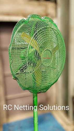 Multicolor Green Industrial Fan Safety Net Cover