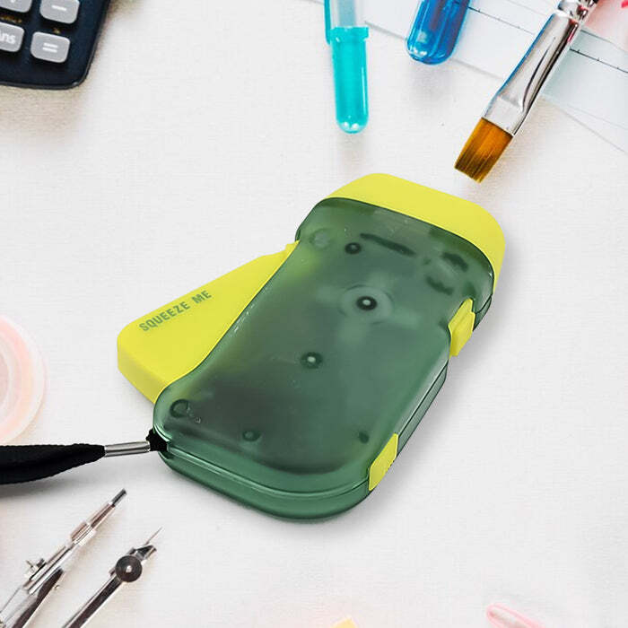 3 Led Hand Press Torch Hand Crank Flashlight