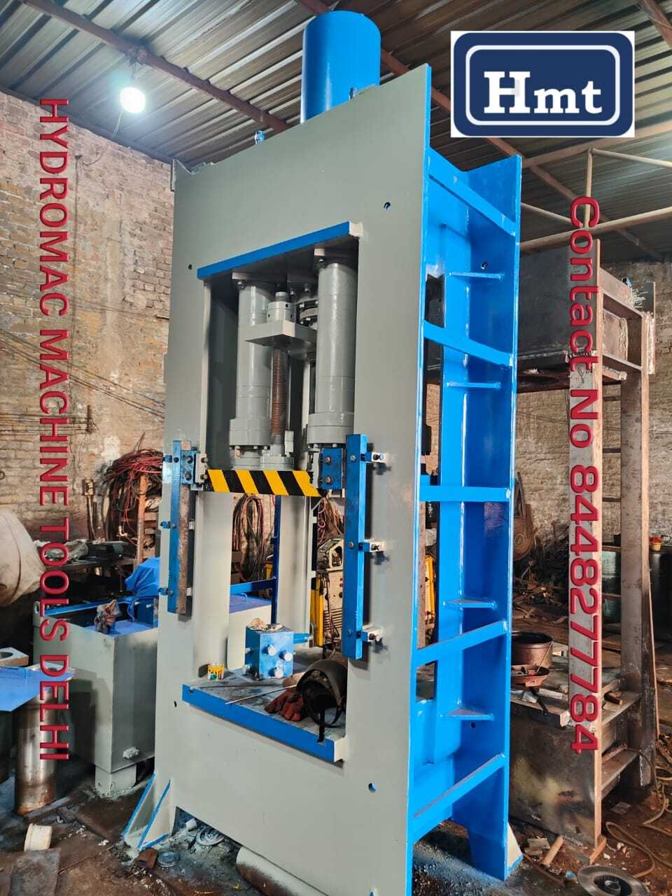 Hydraulic Deep Drawing Press Machine 100ton - Color: White And Blue