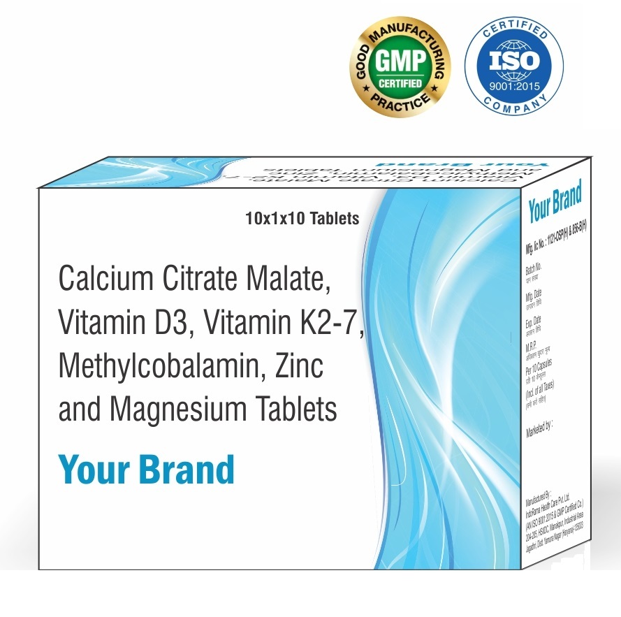 Calcium Citrate Softgel Capsule - 100 Count Per Box | Supports Bone Health, Reduces Risk Of Fractures, Aids In Vitamin D Deficiency Management