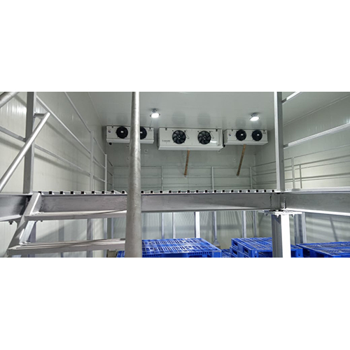 Industrial Cold Storage Room - Stainless Steel & Puf Material, Double-temperature, Cool Climate Type With Refrigerants | Ideal For Perishable Storage