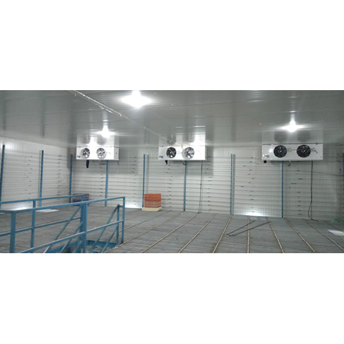Industrial Cold Storage Room - Stainless Steel & Puf Material, Double-temperature, Cool Climate Type With Refrigerants | Ideal For Perishable Storage