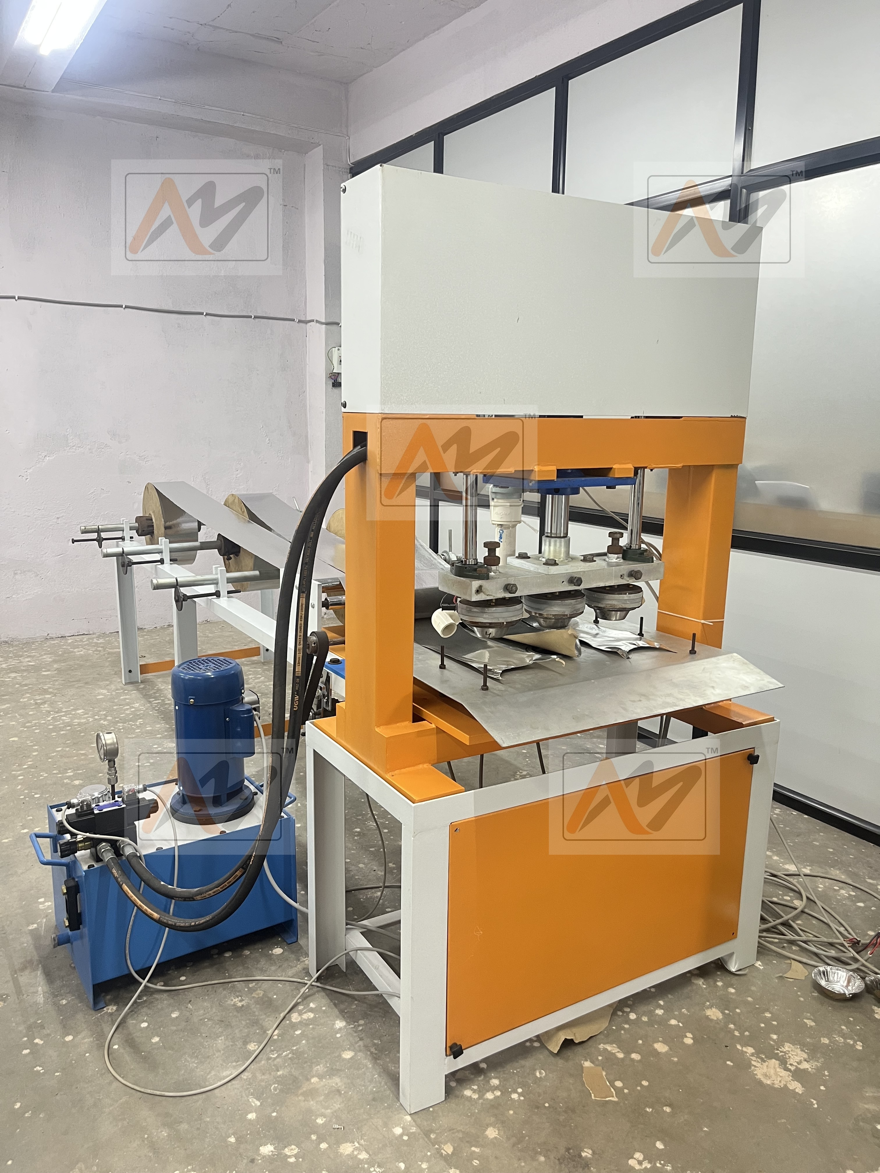 White Fully Automatic Pattal Making Machine