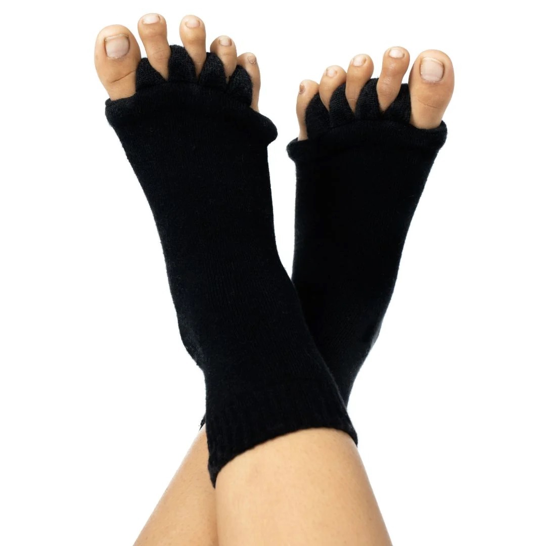 Women Alignment Socks - Cotton Bamboo, Adult Size, Florescent Color | Breathable, Moisture-wicking, High Elasticity, Ankle Length, Ergonomic Design