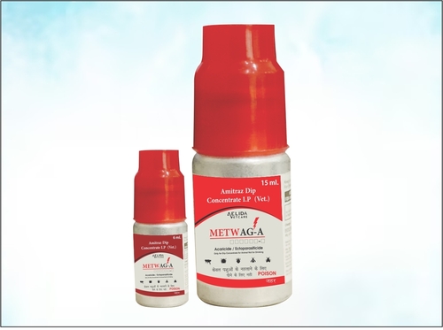 Amitraz Dip Concentrate I.P VET LONG ACTING - Amitraz Concentrate for Bacterial Infections | Long-Lasting Efficacy in Veterinary Applications