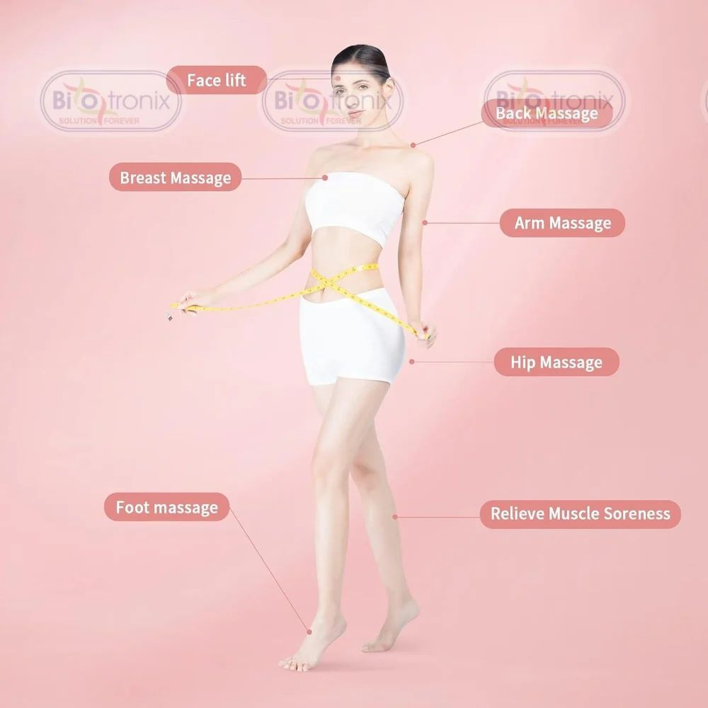 Biotronix Solution - Abs Plastic, Large Cups, White | Advanced Vacuum Therapy Machine For Chest Enhancement, Non-invasive Body Shaping, 32 Cup Cupping System With Adjustable Suction