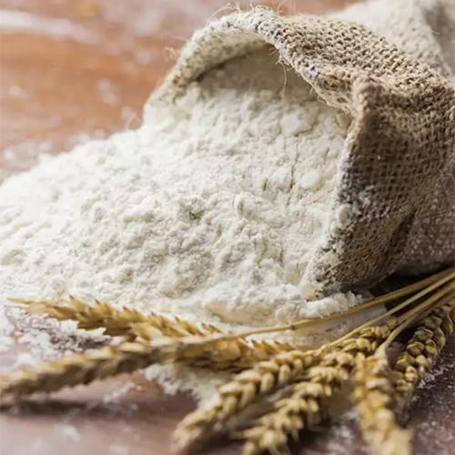 Pure Wheat Flour - Food Grade, 1 kg Plastic Bag | White Color, Ideal for Cooking and Baking