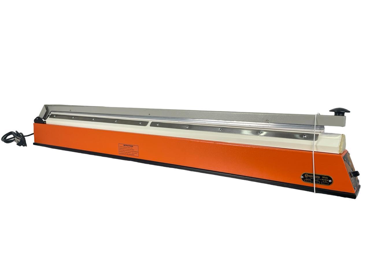 Hand Impulse Sealer Machine - Hand Sealer 500x530x900 Cm Orange | Manual Operation Sealing Length 600x1.6 Mm 240v Electric Impulse Technology