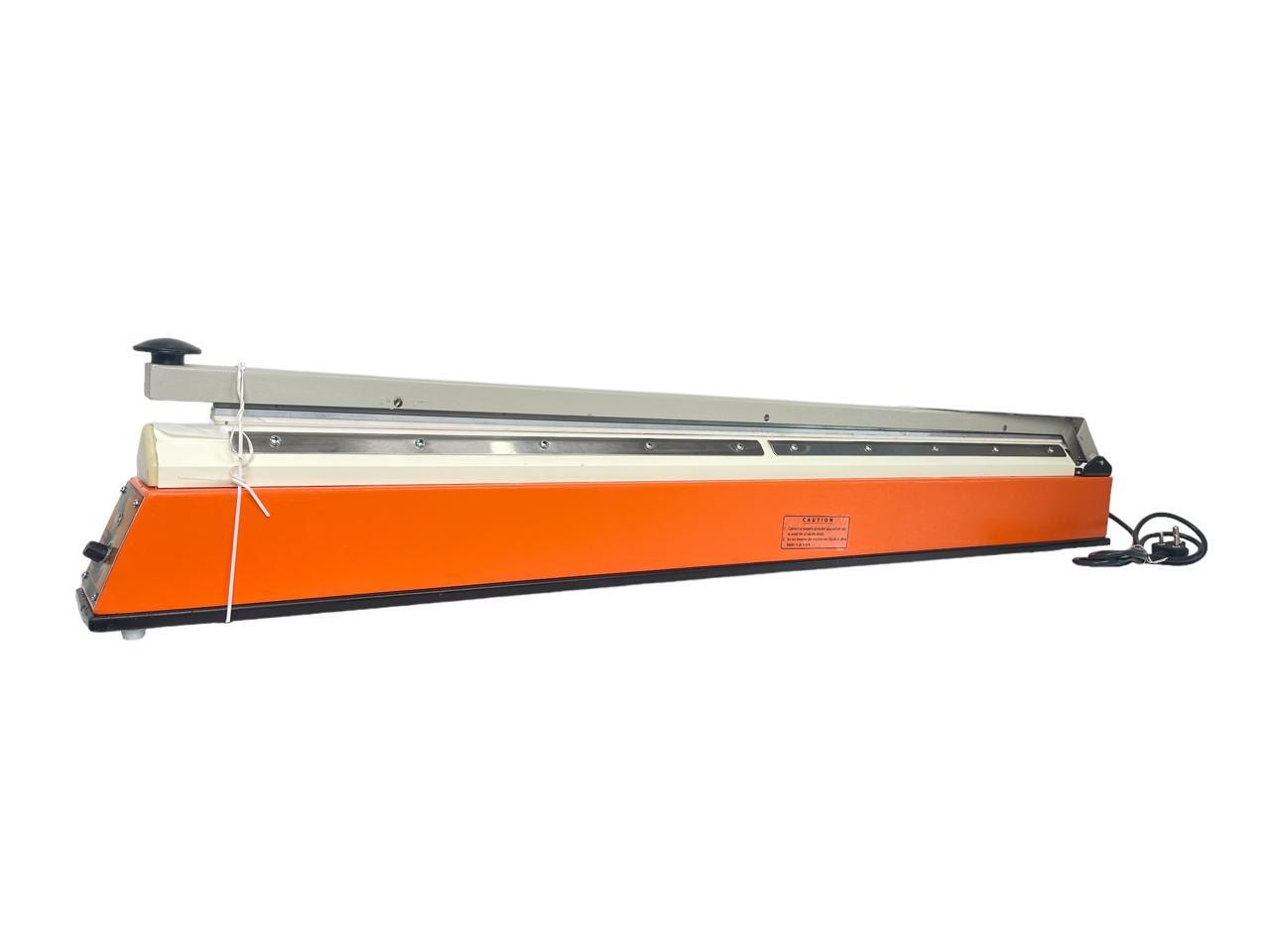 Hand Impulse Sealer Machine - Hand Sealer 500x530x900 Cm Orange | Manual Operation Sealing Length 600x1.6 Mm 240v Electric Impulse Technology