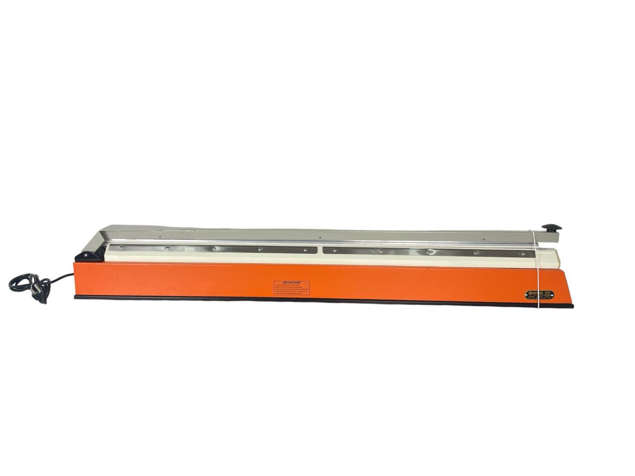 Hand Impulse Sealer Machine - Hand Sealer 500x530x900 Cm Orange | Manual Operation Sealing Length 600x1.6 Mm 240v Electric Impulse Technology