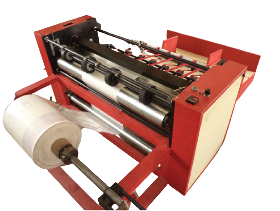 Maxi Roll Semi-automatic Rewinding Machine - Stainless Steel, 8x7x4 Ft Dimension, 20mm Core Diameter | Automatic Tension Control, Touch Screen Interface, Perforation Unit, Waste Edge Trimming