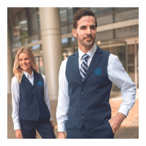 Corporate Vest Coat - Cotton Fabric, Customized Size, Various Colors | Plain Design, Warranty Included