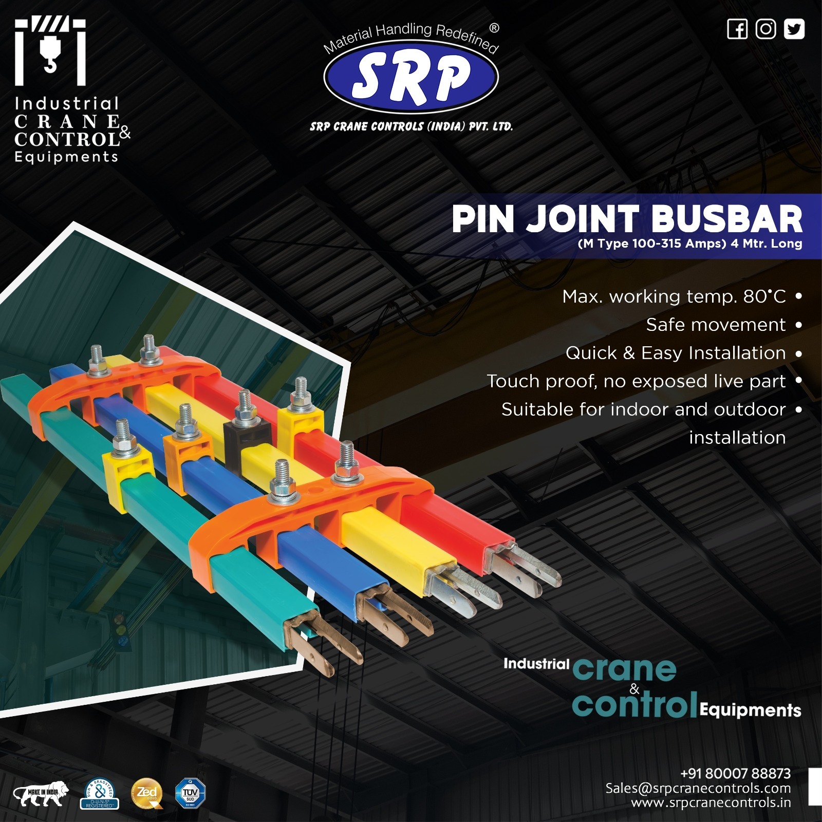 Box Type Dsl Busbar System By Srp Crane Controls (India) Pvt. Ltd.