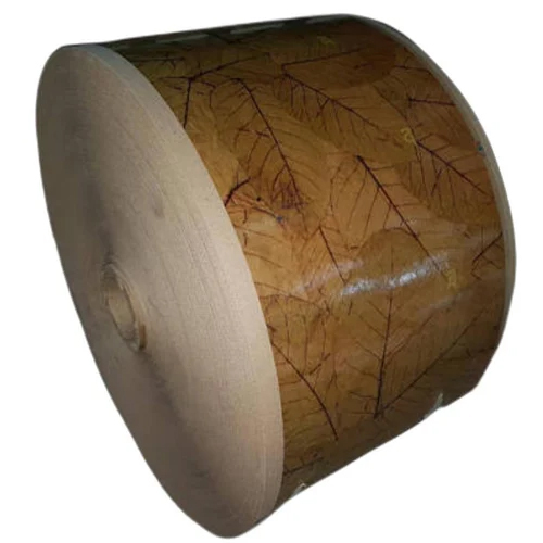 Printed Paper Plate Raw Material - 1.5mm Thickness, Brown Color, Heat-Resistant Paper for Elegant Plate Making, Perfect for Events and Dining Experiences