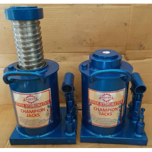 90 Ton Hydraulic Flench Jack (Heavy Duty) Application: Heavy Duty Vehicle Lifting