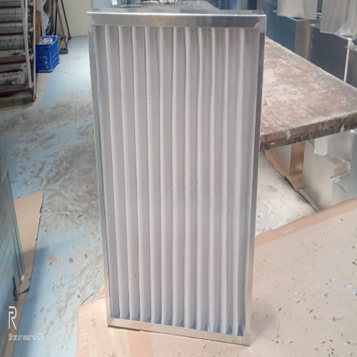 Air Handling Filters - Metal, 560x620x50 Mm , Pleated Synthetic Fiber Media, 99% Efficiency, Low Pressure Drop, Double Open End Cartridge