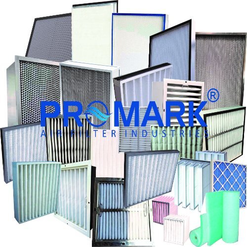 Hvac Air Filter - Metal, 610x610x50 Mm | 90% Efficiency, Pleated Synthetic Fiber, Single Open End, High Dust Holding Capacity, Low Initial Pressure Drop