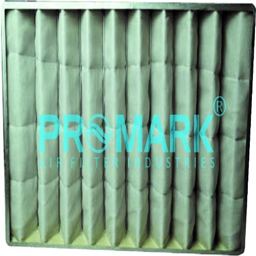 Microvee Panel Air Filter - Pleated Synthetic Fiber, 600x600x60 Mm, 90% Efficiency | Low Initial Pressure Drop, High Dust Holding Capacity, Versatile In Use