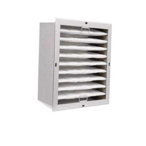 Microvee Panel Air Filter - Pleated Synthetic Fiber, 600x600x60 Mm, 90% Efficiency | Low Initial Pressure Drop, High Dust Holding Capacity, Versatile In Use