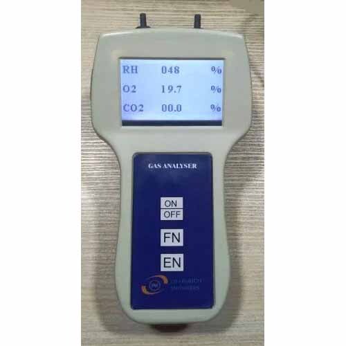 Portable Oxygen And Carbon Dioxide Analyzer - ABS High Impact Plastic, 115H x 180L x 60D mm | Detecting O2 & CO2