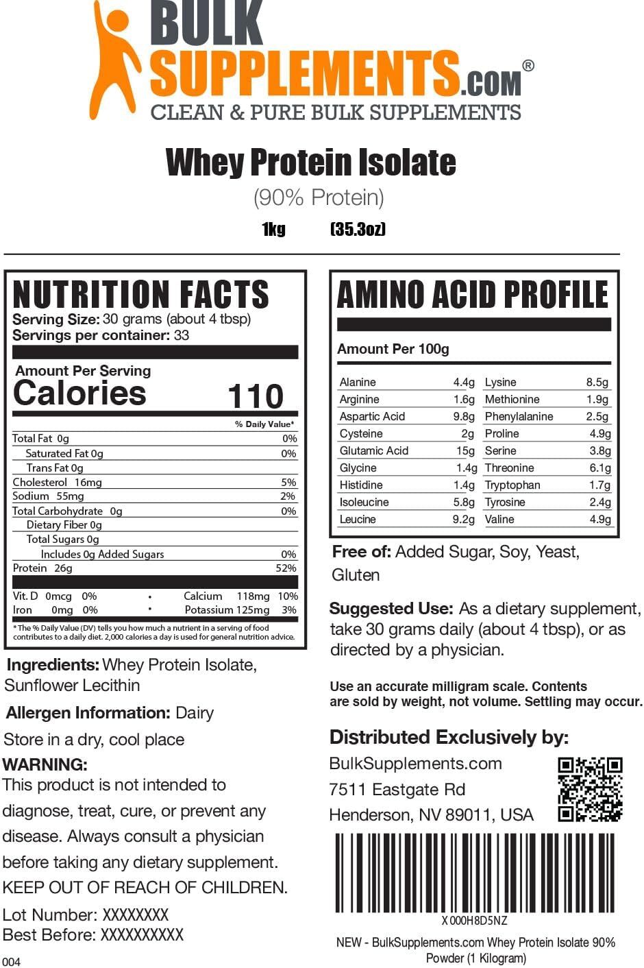 Whey Protein Isolate Powder