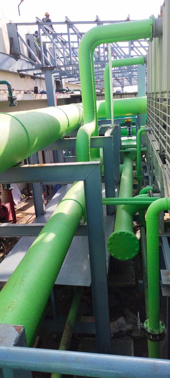Frp Lining - Steel, Customized Size And Thickness Of 5mm | Enhanced Safety And Durability For Tanks And Cooling Towers