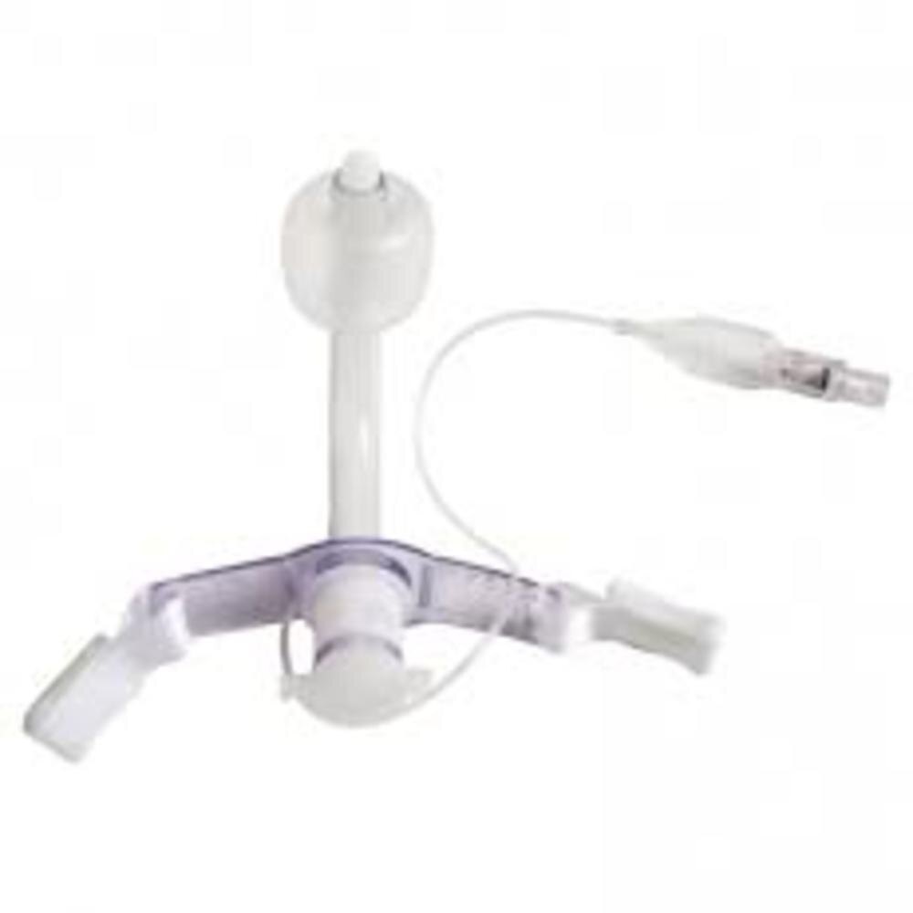 Adjustable Cuffed Extended Lenth Tracheotomy - Color: White