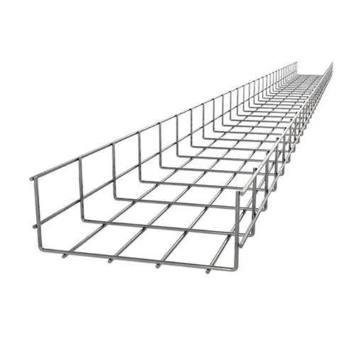 Wire Mesh Cable Tray - Steel GI Galvanized Finish | Warranty Included, Durable Conductor Material