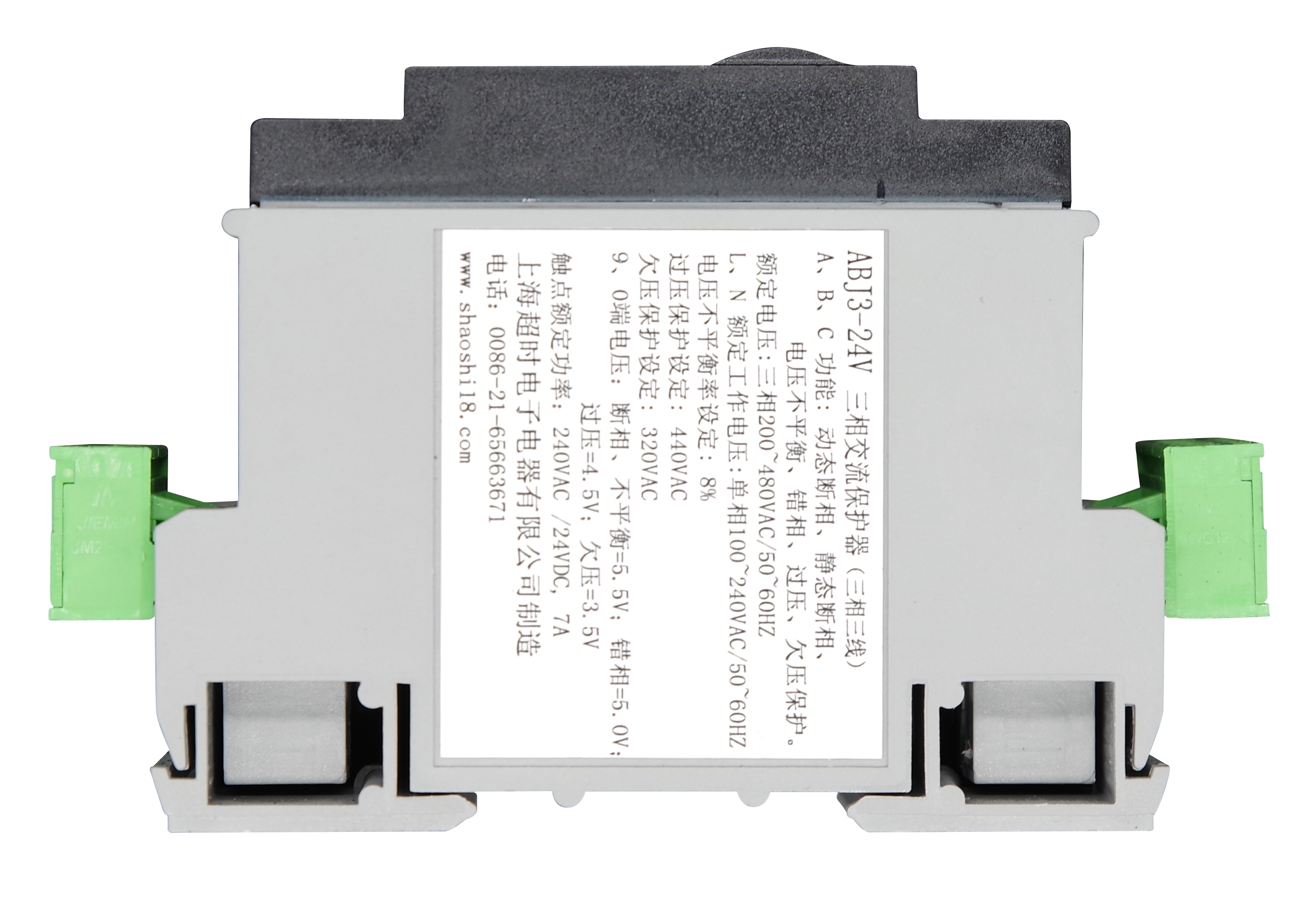 Abj3-24v Three Phase Ac Phase Sequence Protector Application: Industrial
