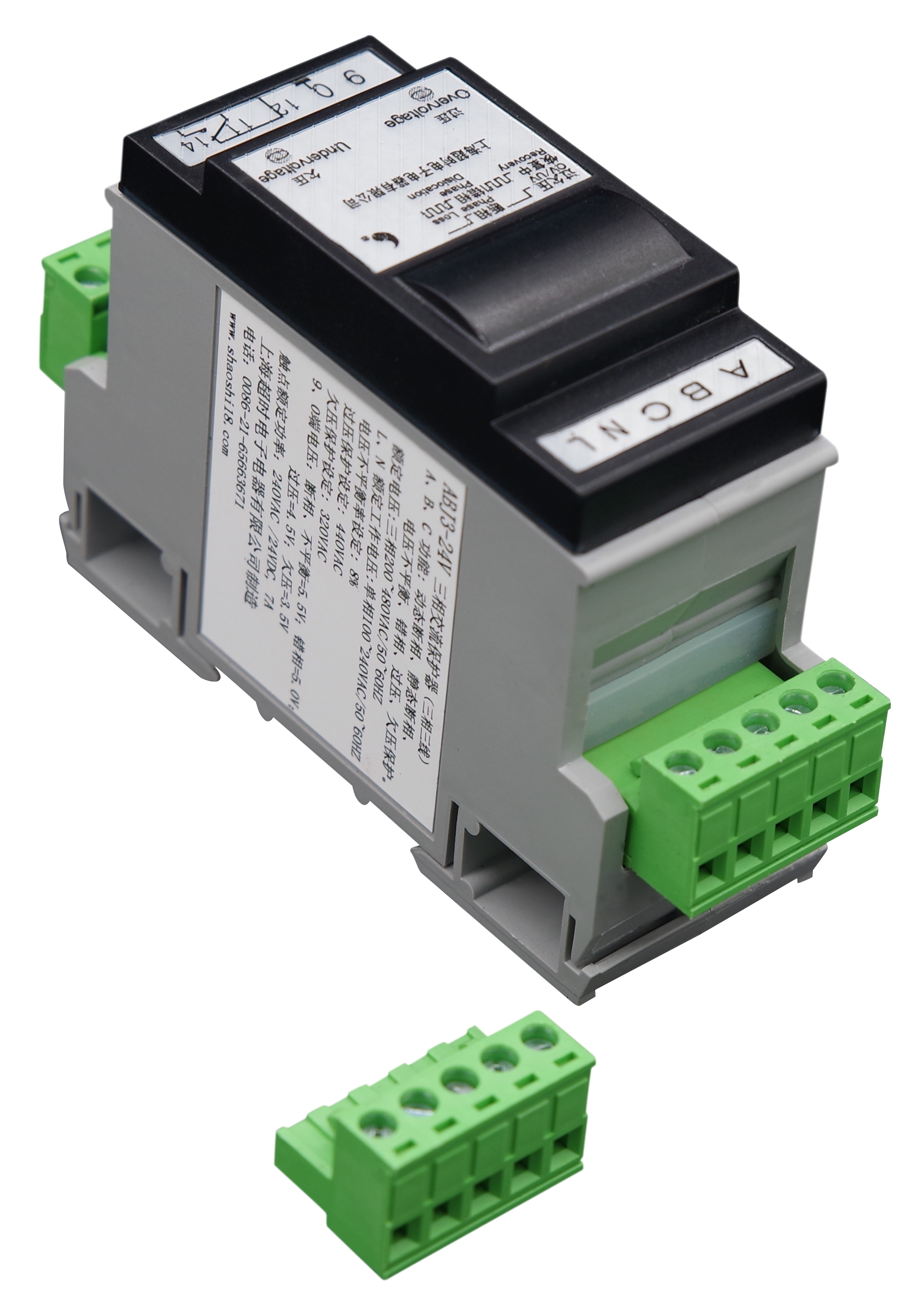 Abj3-24v Three Phase Ac Phase Sequence Protector Application: Industrial