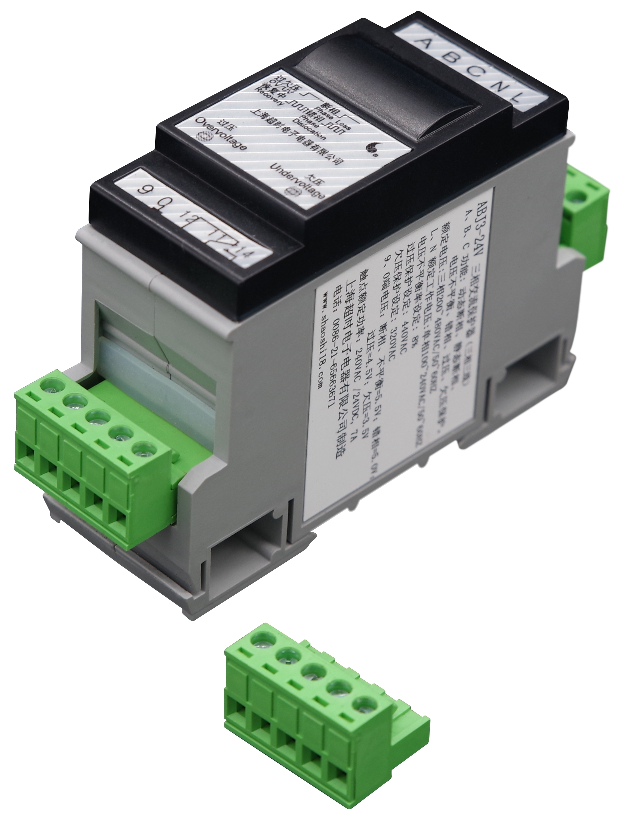 Abj3-24v Three Phase Ac Phase Sequence Protector Application: Industrial